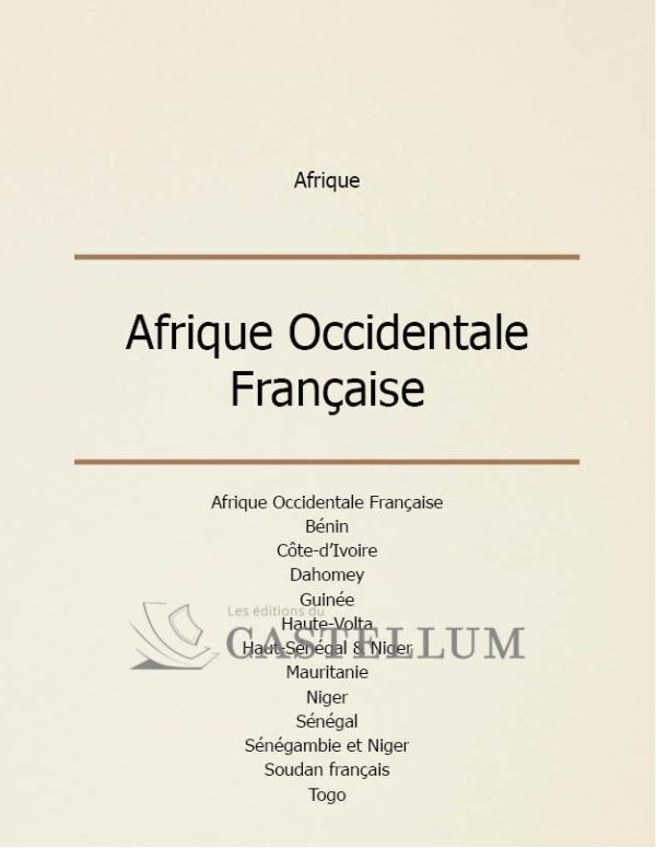 Afrique Occidentale Française