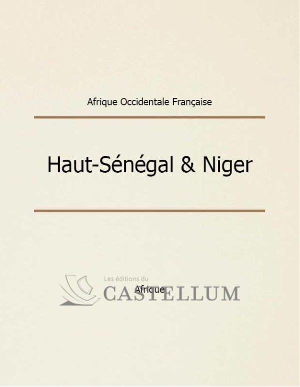 Upper Senegal & Niger